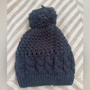 C.C Classic Black Cable Knit Beanie